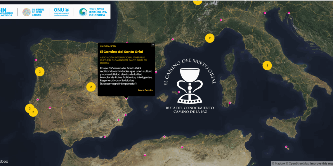 El Camino del Santo Grial se suma al Día Mundial del Medio Ambiente con una caminata simbólica por un mundo sin plásticos